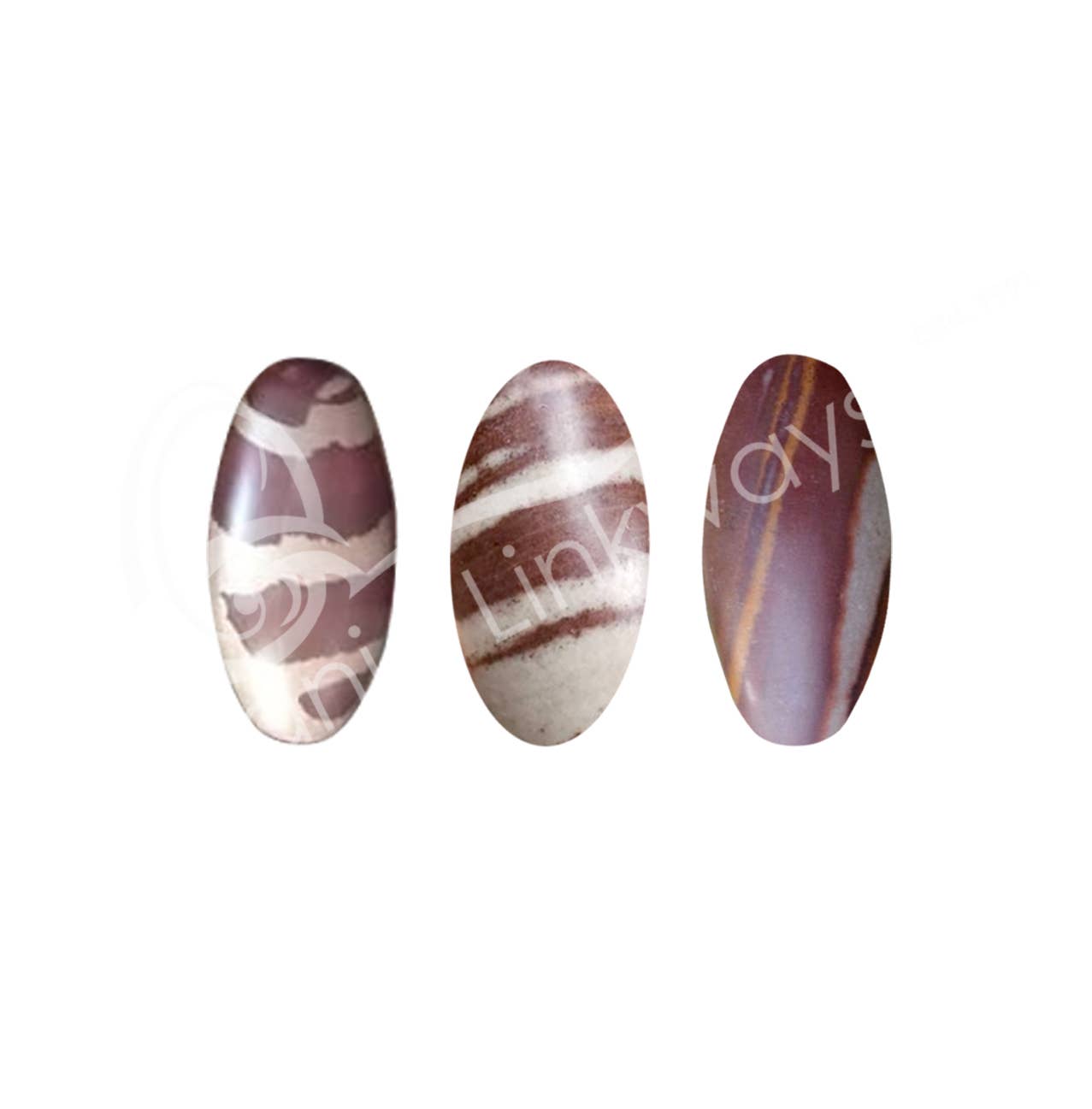 Oceanic Linkways Inc - Wholesale Spiritual Stone/Crystal - SHIVA LINGAM - 2 TONES 1"