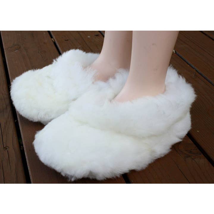 Choice Alpaca Products - Wholesale Slippers – Unisex - Fluffy Furry Fuzzy Alpaca Slippers1