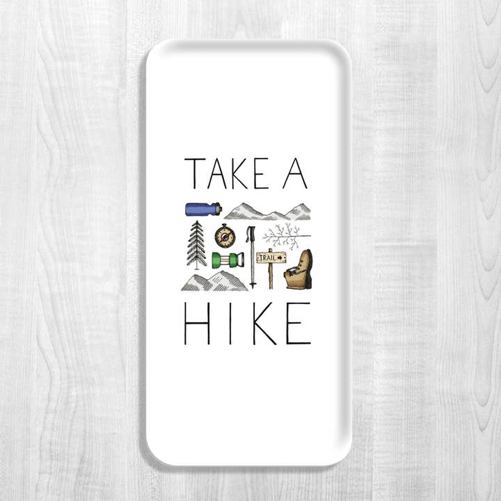 Take a Hike Wooden Tray - Small for wholesale by Sherpa Ant