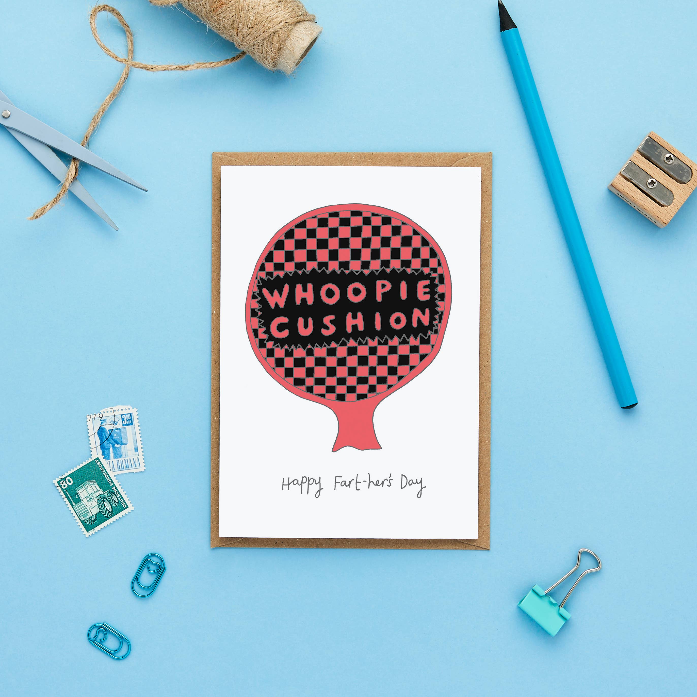 You've Got Pen On Your Face - Wholesale Father's Day Card - Fart-er's Day | Funny Father's Day Card | Whoopee Cushion1