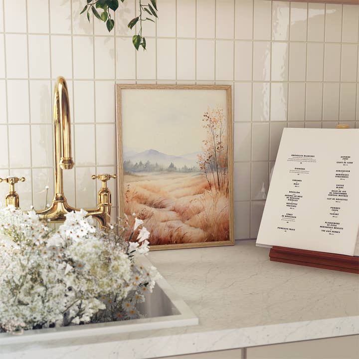 Porter Lane Home - Wholesale Art Print - Autumn Field Art Print1