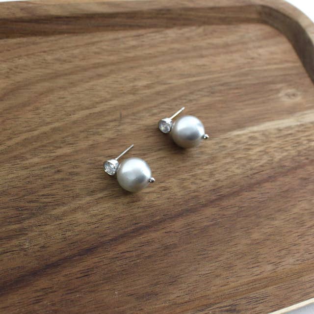 E24088B Muschelperlenohrringe für den Großhandel von Pretty Persuasions