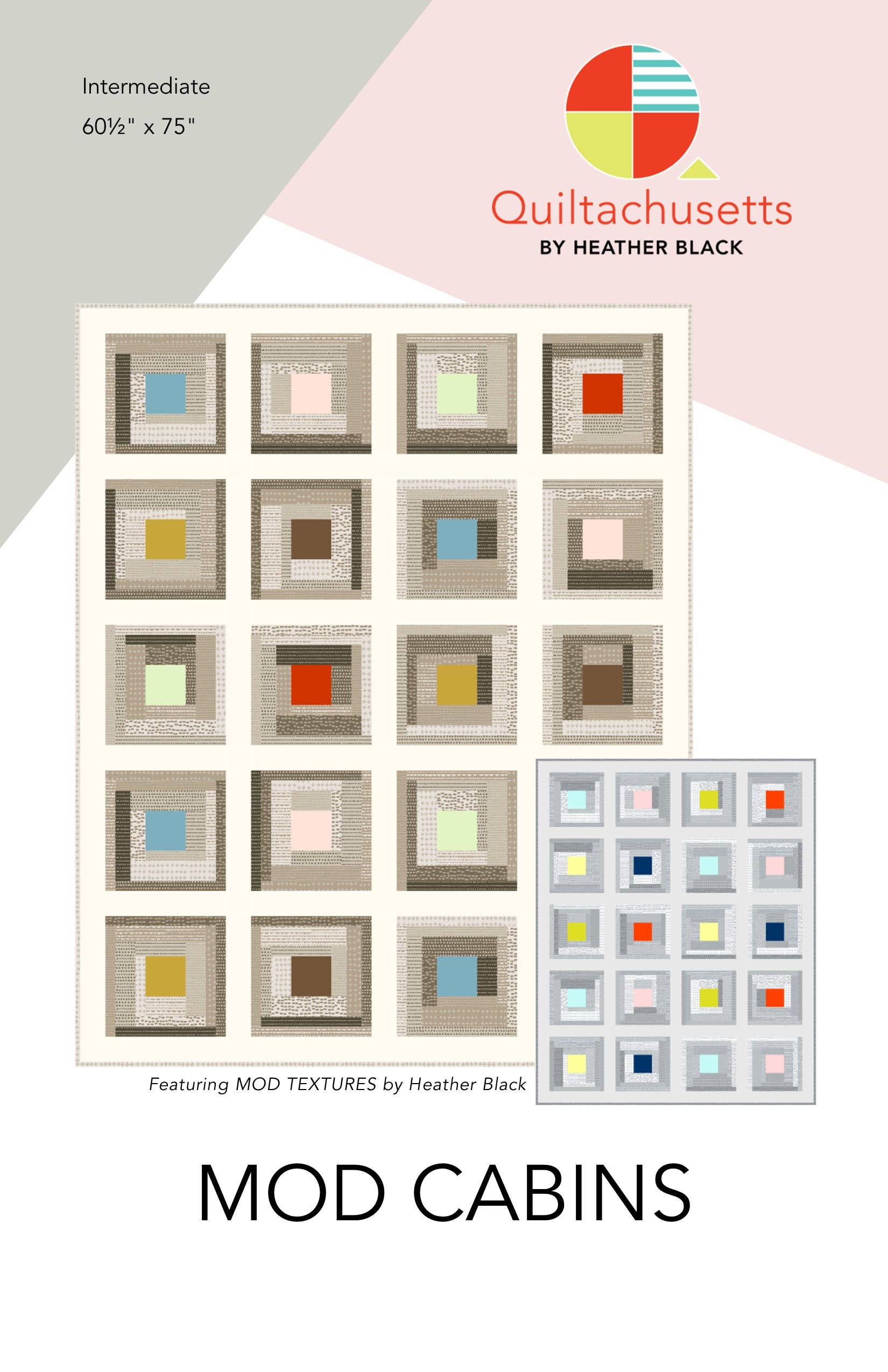 Quiltachusetts – Design de padrões para superfícies por atacado – Mod Cabines Padrão Quilt1