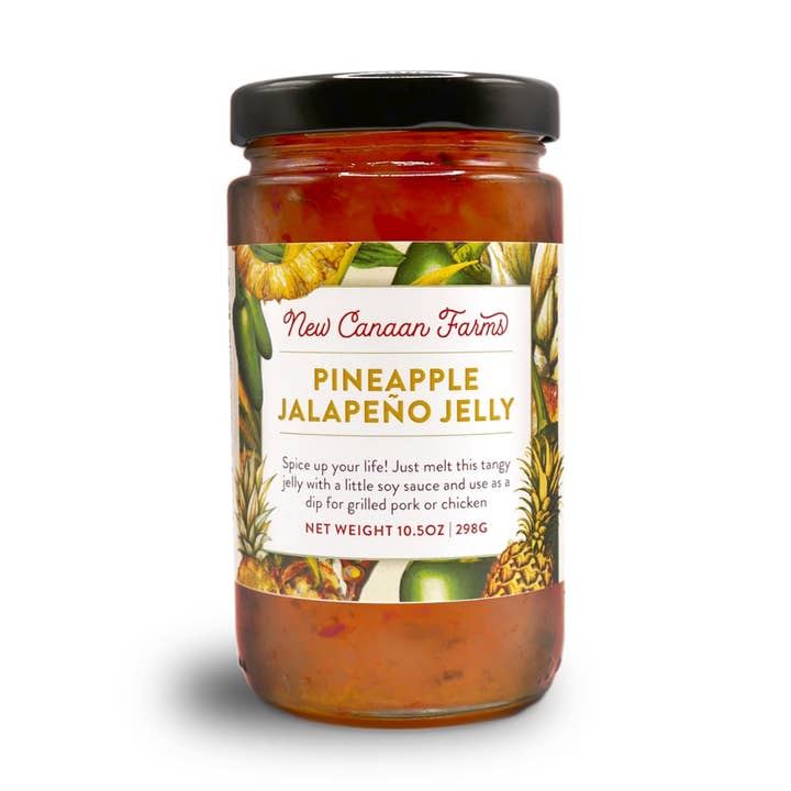 Pineapple Jalapeño Jelly Case Pack for wholesale by New Canaan Farms