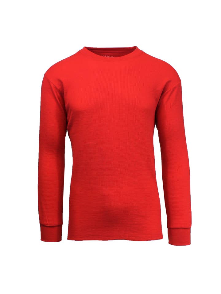 Galaxy By Harvic - Wholesale T-shirt – men's - Men's Waffle Knit Thermal Shirt10