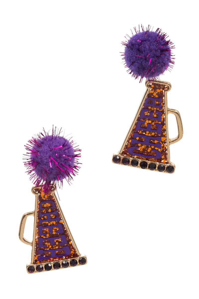 Designature New York – Großhandel Ohrstecker – Spieltag Jubel Megafon Acryl Ohrstecker5