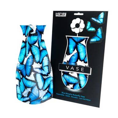 Modgy - Wholesale Vase - Modgy Expandable Vase - Blue Morpho Butterfly3