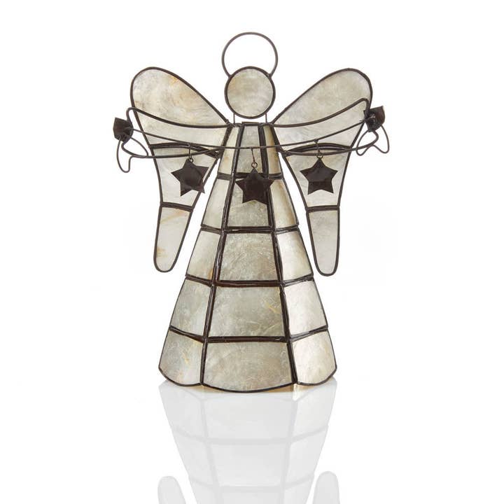 SERRV International - Wholesale Tree Topper - Capiz Angel Christmas Tree Topper