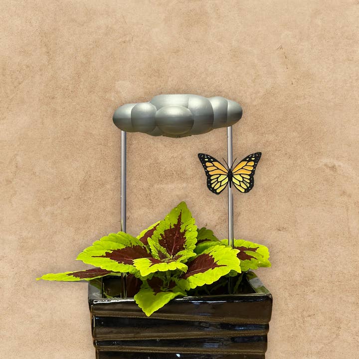 The Cloud Makers – wholesale Plant pot – Orange Butterfly Charm for Dripping Rain Clouds6