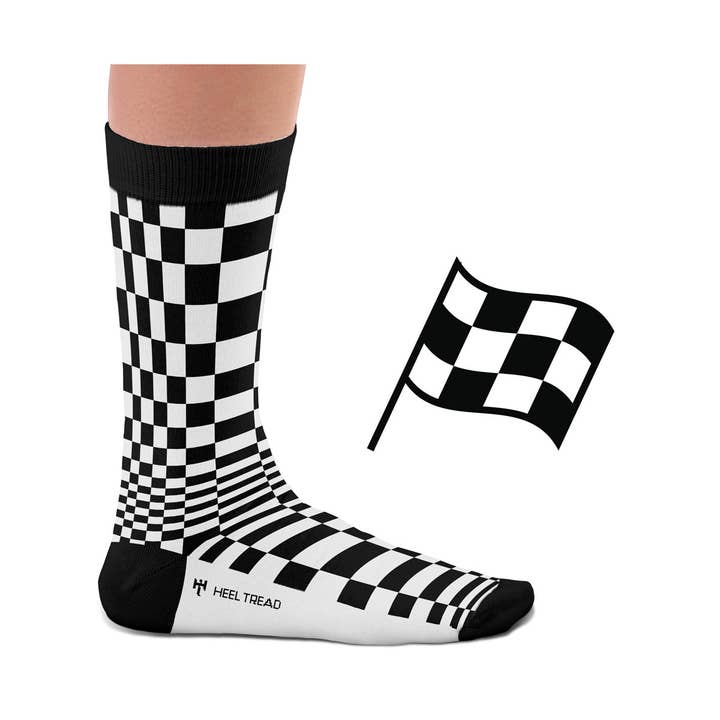 Pasha Black/White Socks for wholesale by Sock Affairs
