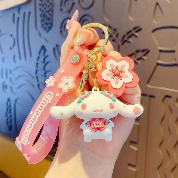 FurDecoration - Wholesale Keychain - Women's - Sakura Cartoon Cat Series - Oversized Keychain Pendant0