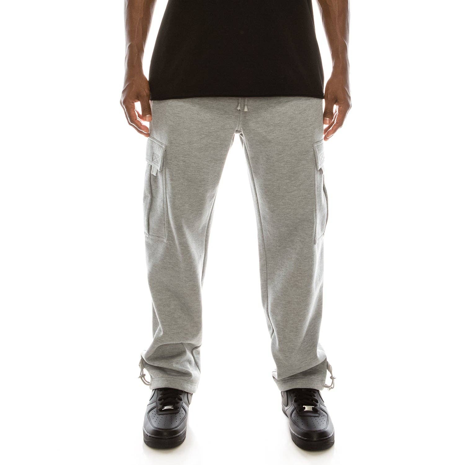 Victorious - Wholesale Pants - Men's - FL77 SOLID FLEECE HEAVYWEIGHT CARGO SWEATPANTS (OPEN PACK)19