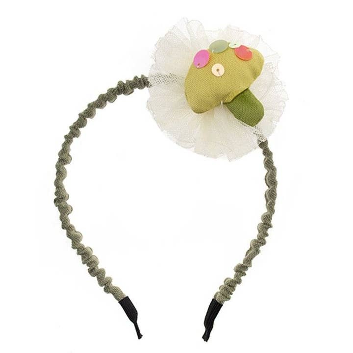 Miss Minna - Wholesale Fashion Headband - Kids - 🌸 Children's headband with mushroom and tulle decoration 🌸