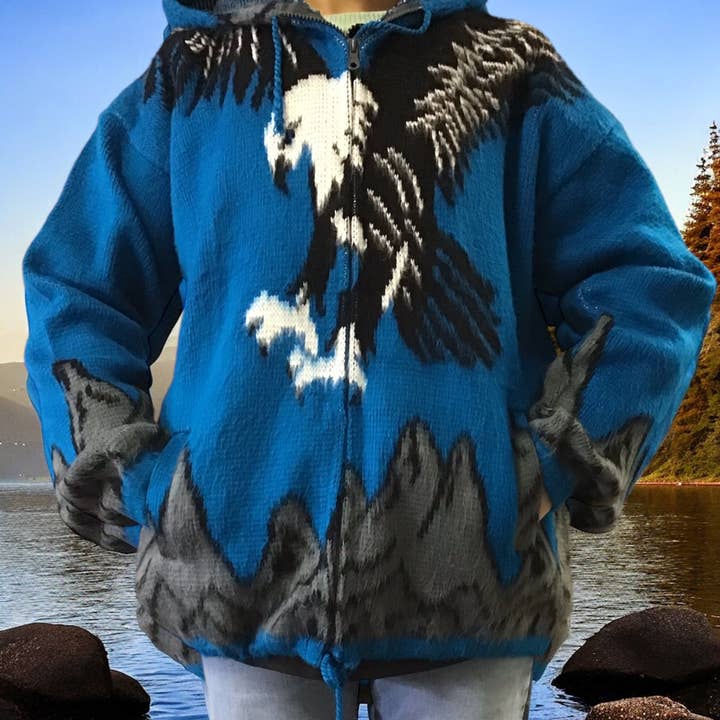 Pull Unisexe en Alpaga Eagle pour la vente par OldTribes