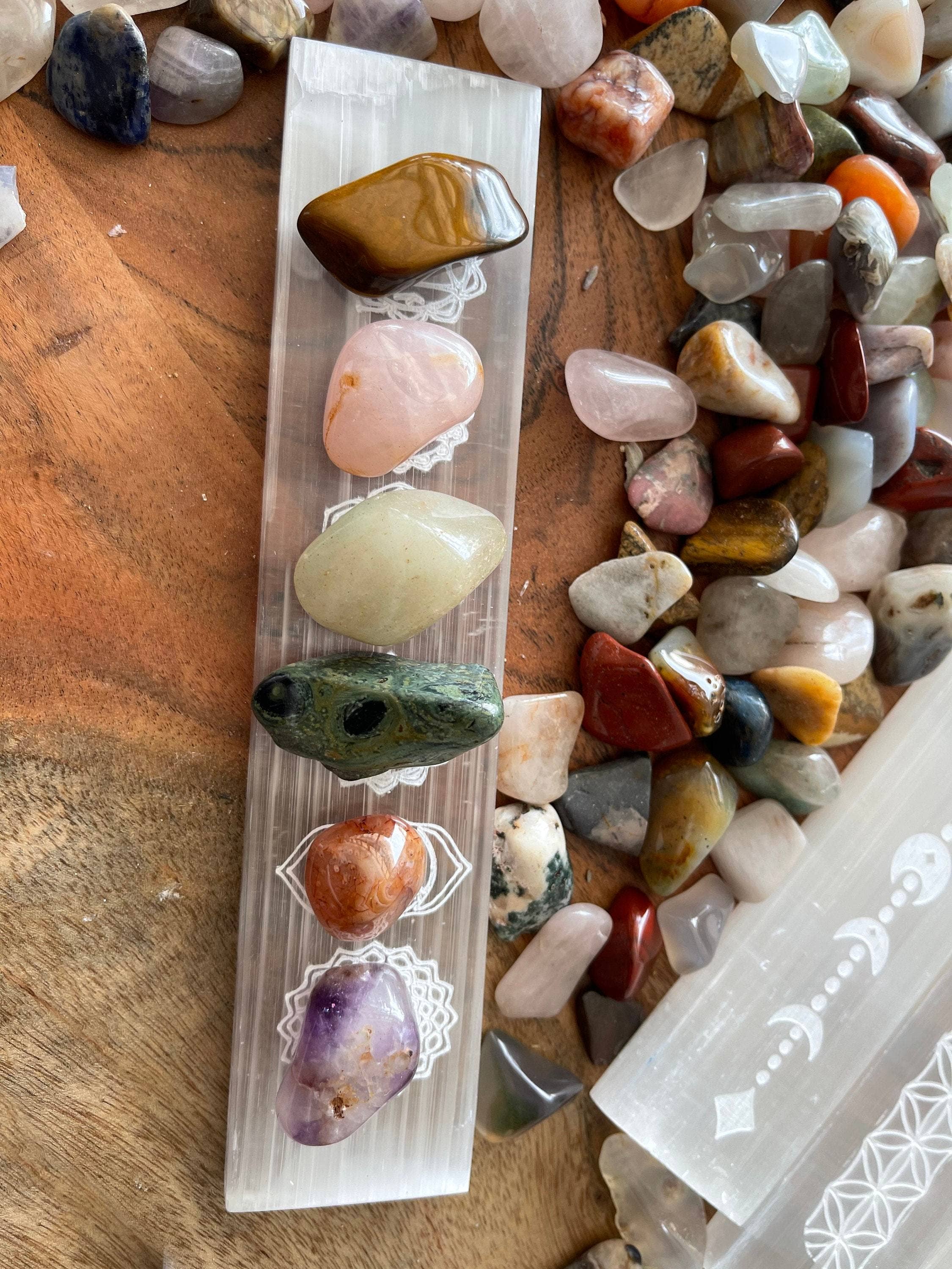 CaNatureLover - Wholesale Crystal Charging Plate - Polished Selenite 8-inch Crystal Plate Charging Station9