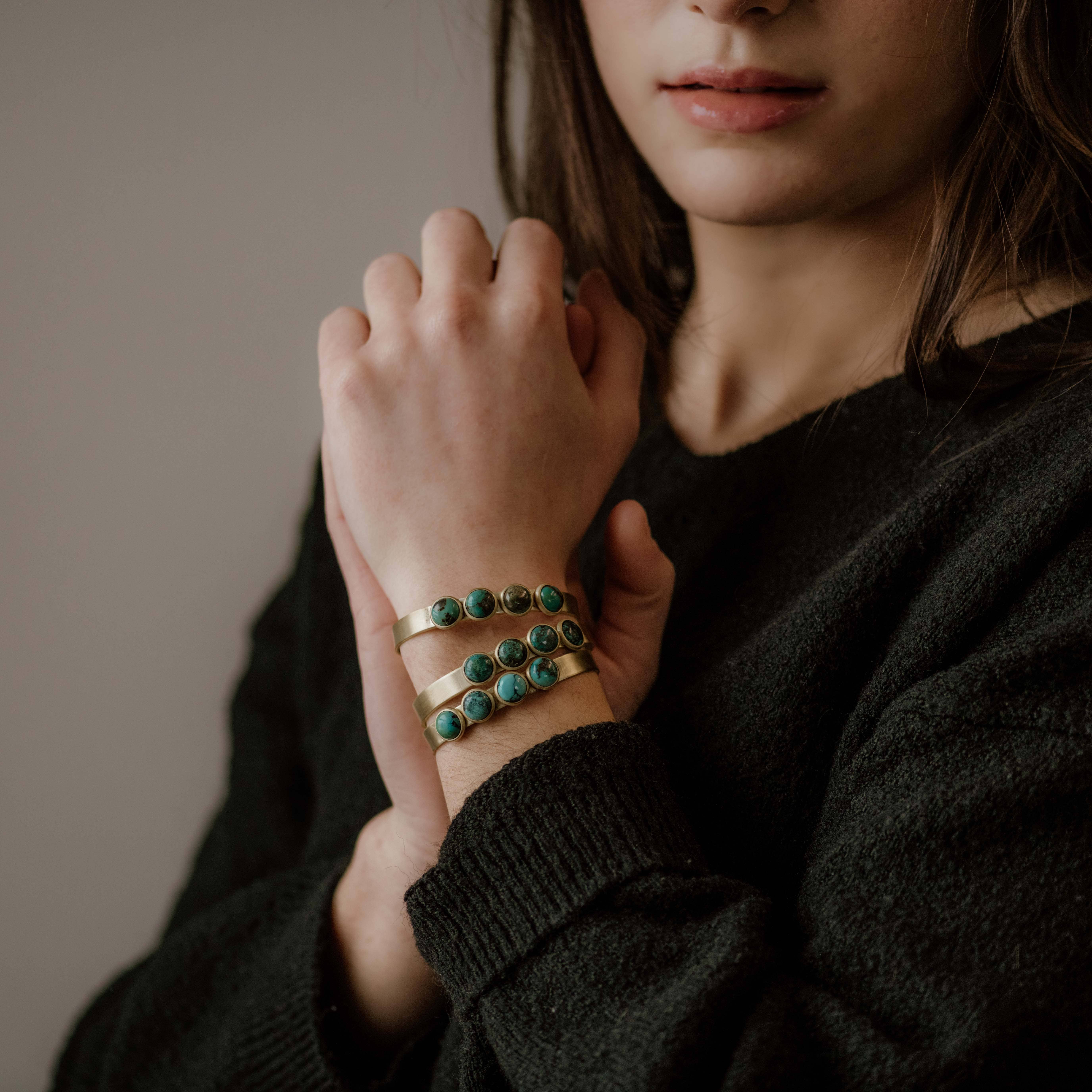 Commonform - Wholesale Cuff Bracelet - Bridger Cuff // Turquoise1