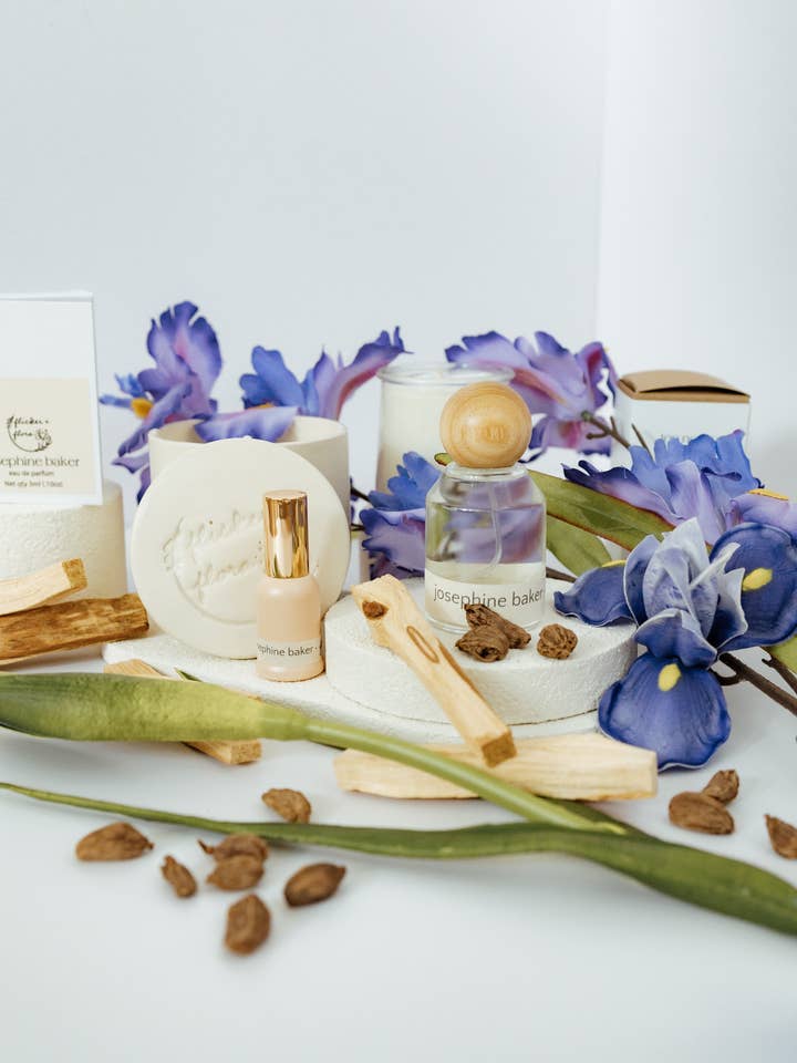 Handmade Ceramic Jar Candle• Josephine Baker for wholesale by Flicker & Flora