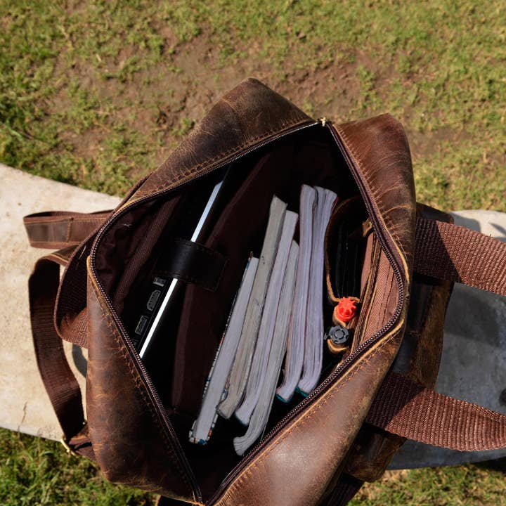 Billion Brothers - Wholesale Backpack - Unisex - Leather Backpack Rucksack Laptop Daypack Everyday Bag 7