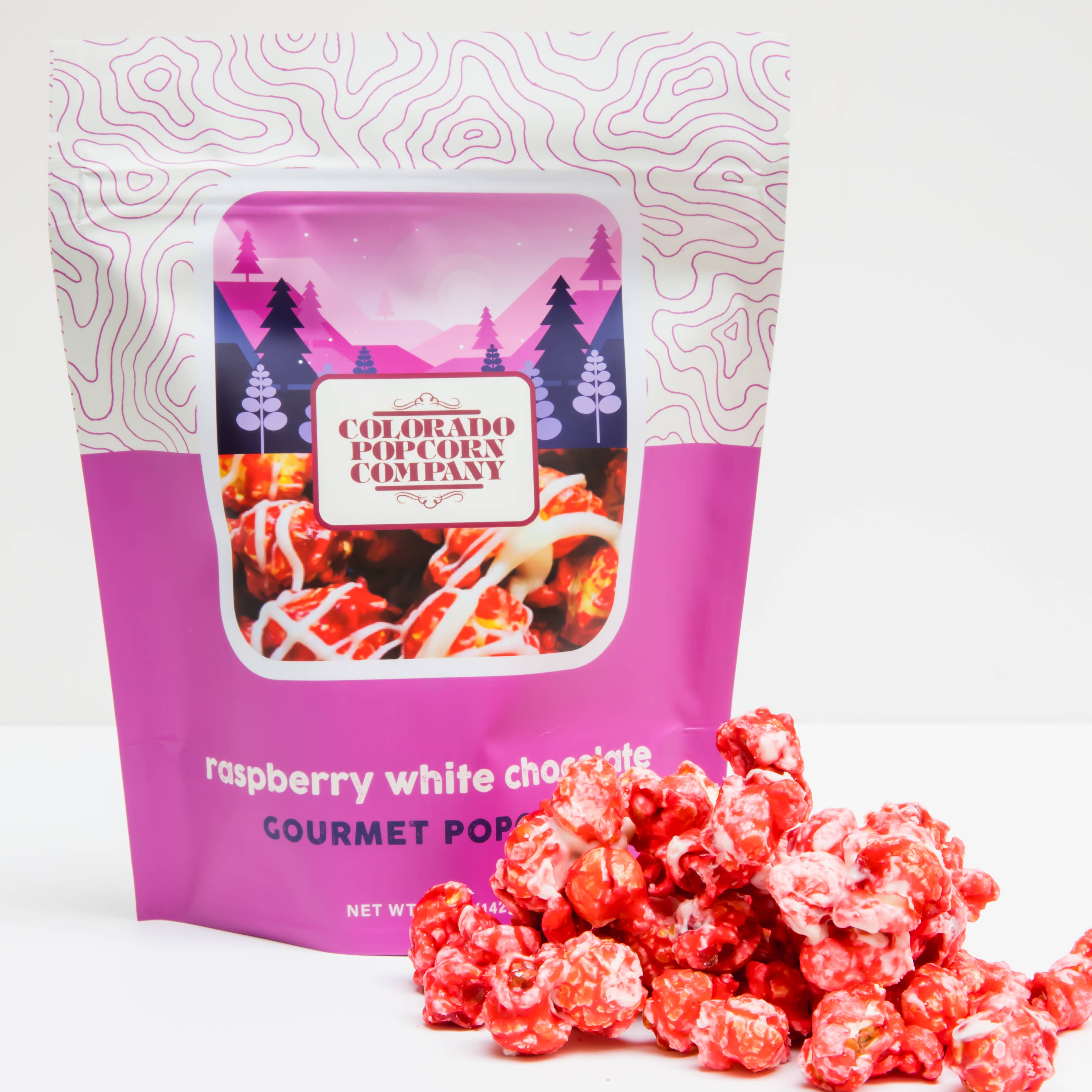 Colorado Popcorn Company – Großhandel Popcorn – Himbeer-weiße Schokoladen-Popcorn4