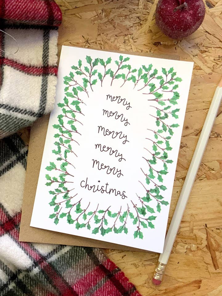 Cartão de Natal Muito Muito Muito Muito Muito Feliz por atacado de This Thursday