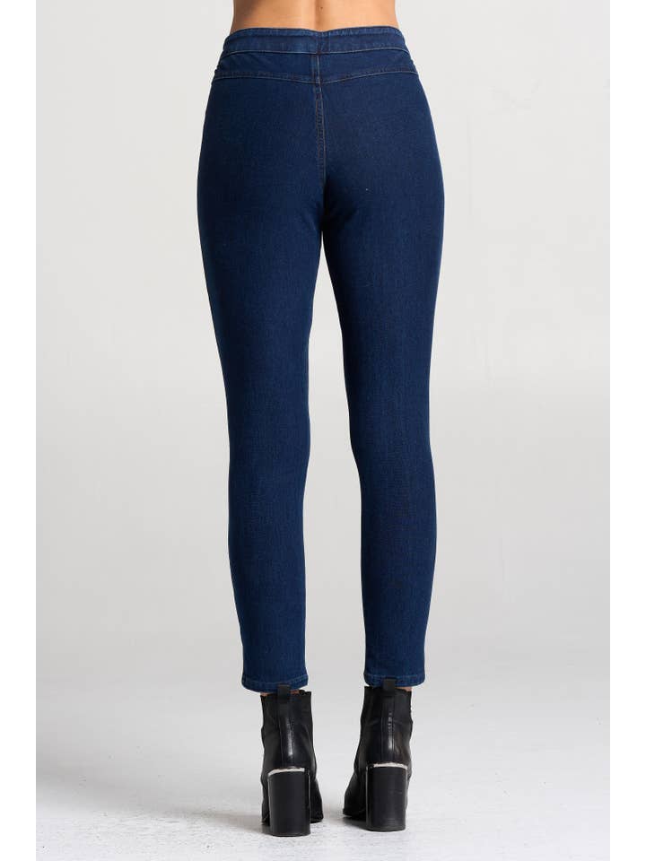 Focus Fashion - Wholesale Fashion Leggings - Women's - Pull-on skinny Stretchy Knit Denim Legging - FC101