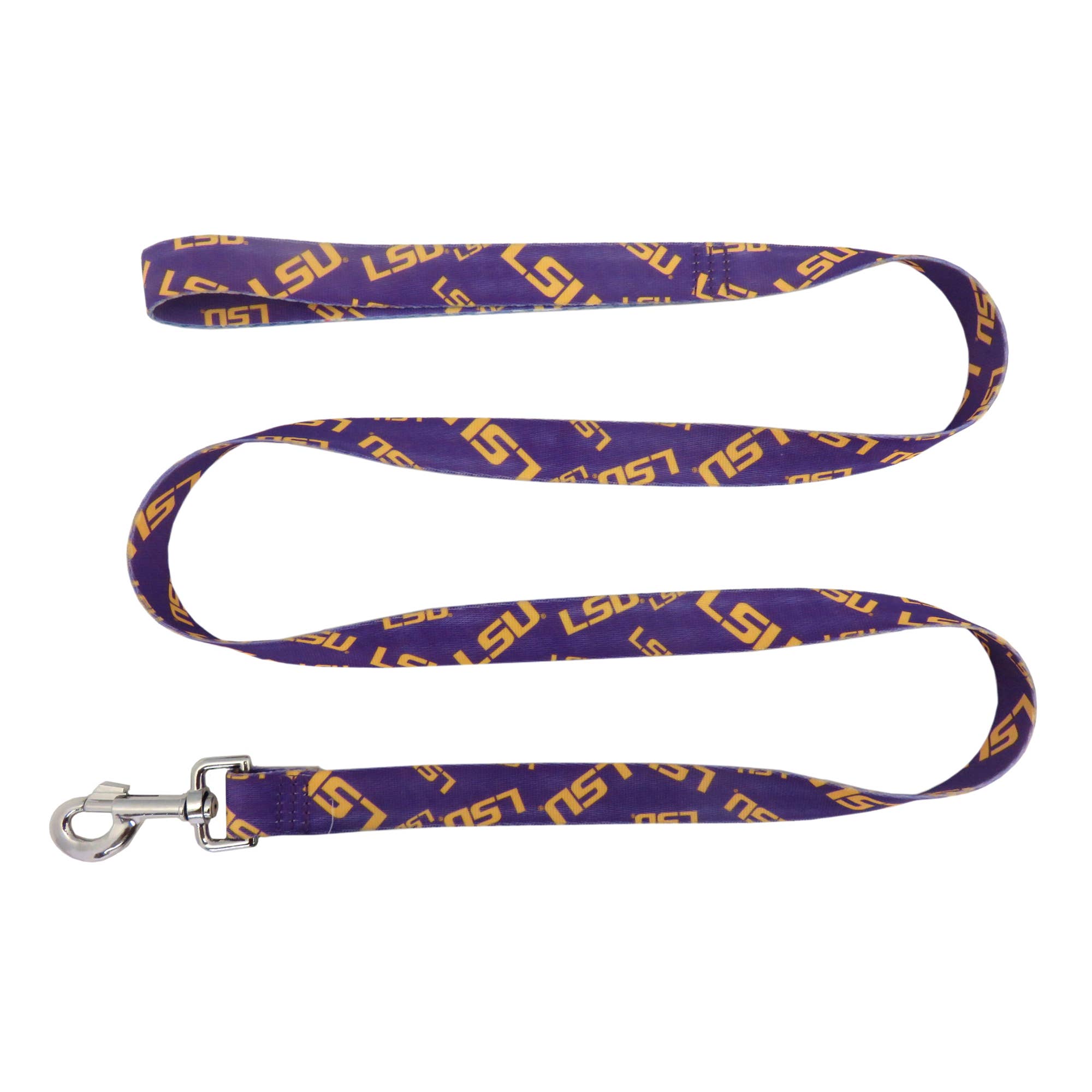 Little Earth Productions - Vente Laisse – chien - Chef d'équipe NCAA LSU Tigers Pet1