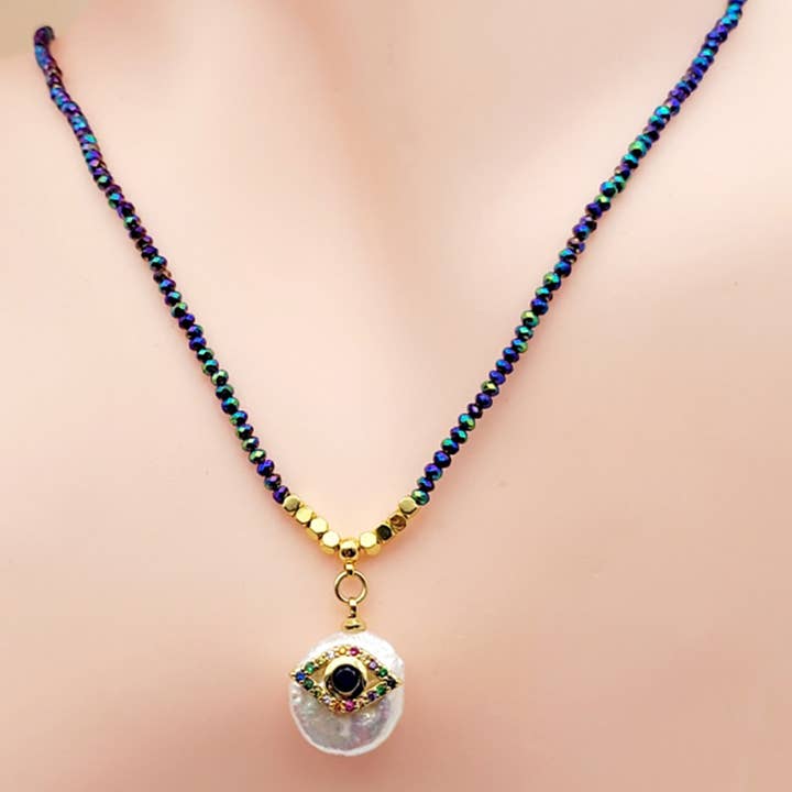 Ashana short necklace for wholesale by Moira Bijoux Creation