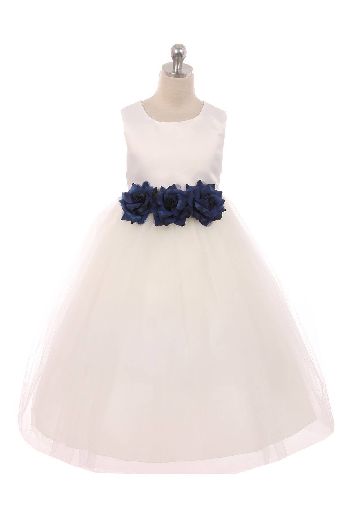 Kid's Dream - Wholesale Dress - Kids - Satin & Tulle 3 Flower Girls Dress5