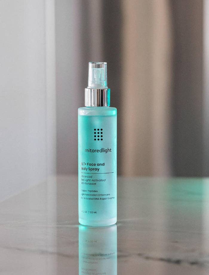 Mito Red Light - Wholesale Face & Body Mist/Water - MitoAURA™: Red Light Therapy Enhancing Body Spray - BioPhotonic Skincare™1