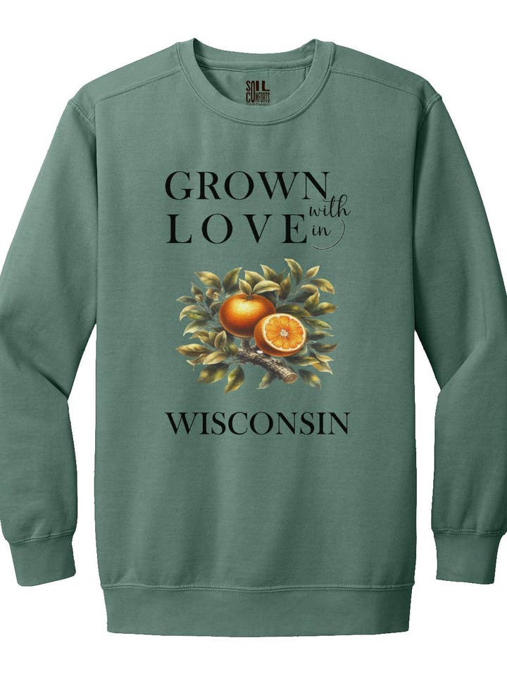 Sweatshirt Wisconsin Oranges pour la vente par Soil Comforts