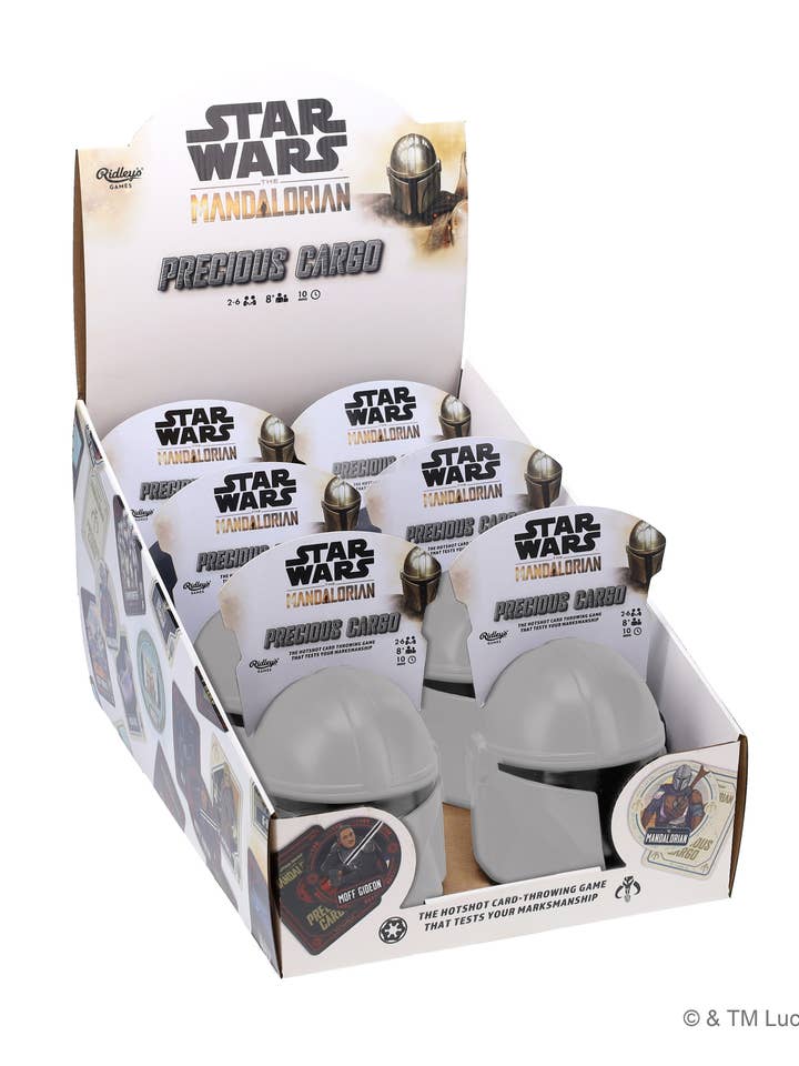 Star Wars Mandalorian Precious Cargo Card Game CDU of 6 for wholesale by Chronicle Books