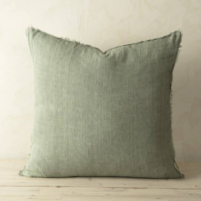 Indaba Trading - Wholesale Throw/Decorative Pillow - 24x24 Lina Linen Pillow Laurel0