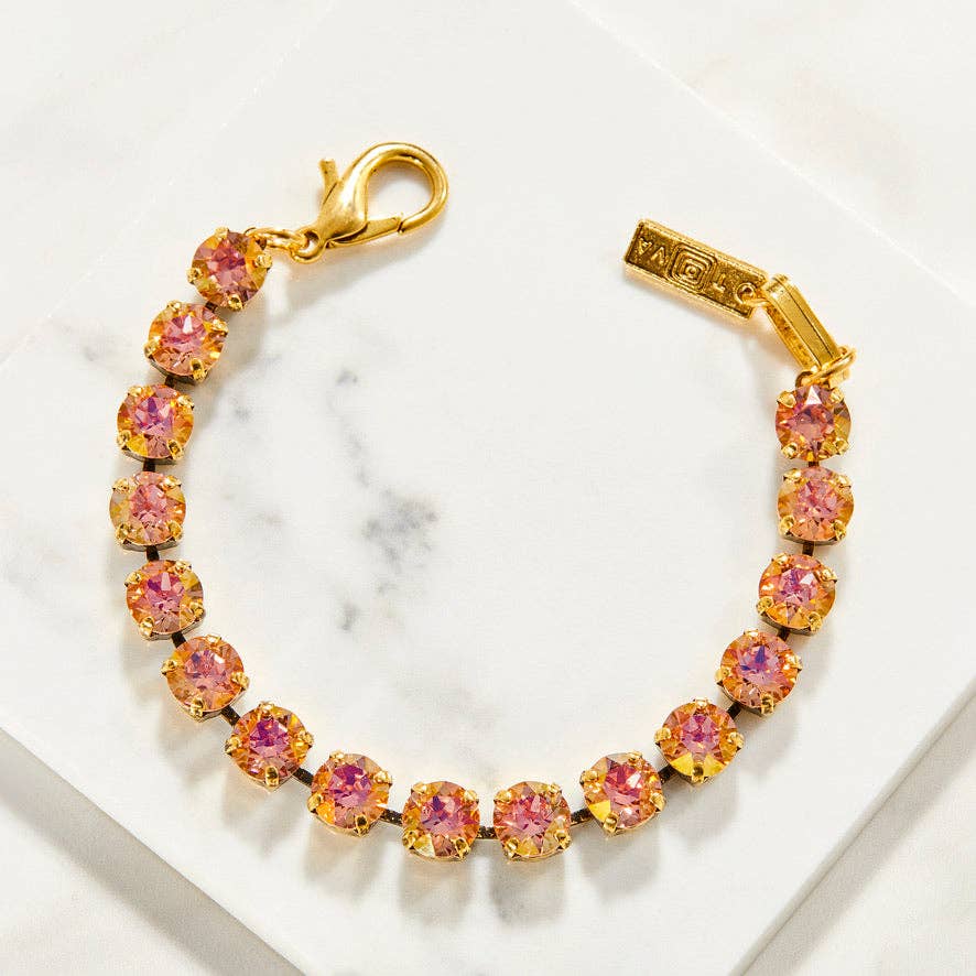 TOVA - Vente Bracelet tennis - Bracelet Izzy en or antique0