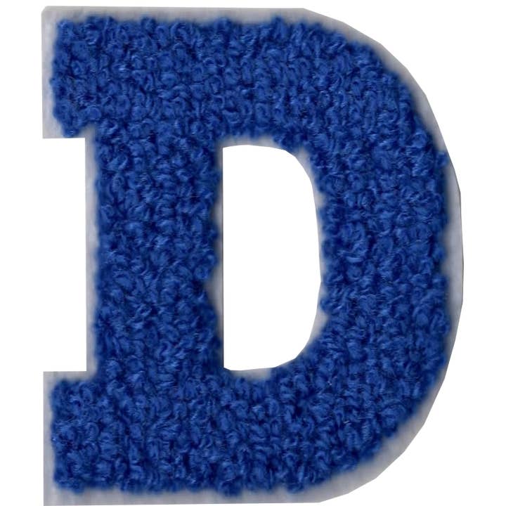 Patch Points - Wholesale Patch - Royal Blue Chenille Iron on Letters3