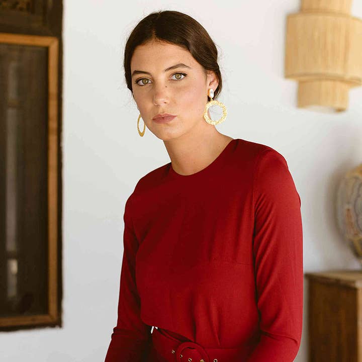 ACUS - Wholesale Dangle Earrings - Hope Pearl Earrings3