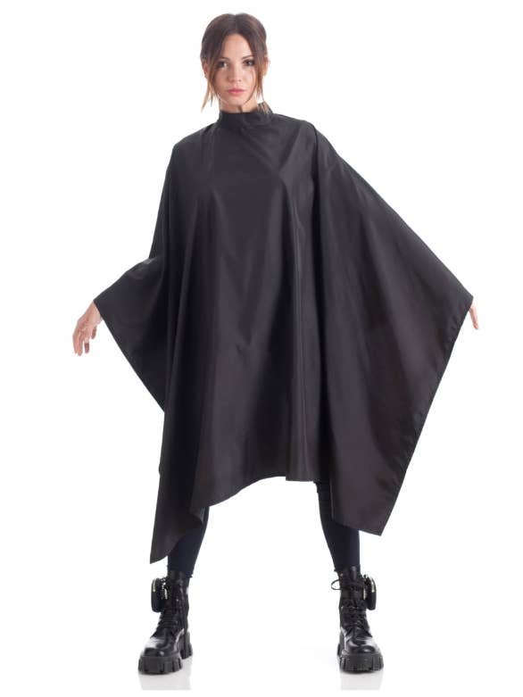 West Rose abbigliamento professionale - Wholesale Cape – Women's - BLACK HAIRDRESSER CUTTING CAPE