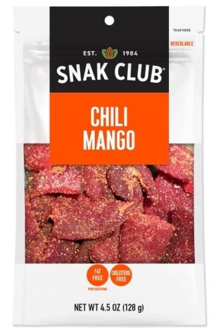 iSweet.ca - Wholesale Dried/Dehydrated Fruit - (S6-10) Snak Club-Dried Chili Mango 4.5oz ( 128g x6 units