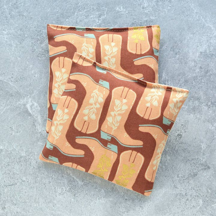 Minor Thread - Wholesale Sachet - Golden Floral Cowboy Boots Lavender Sachet Bundle2