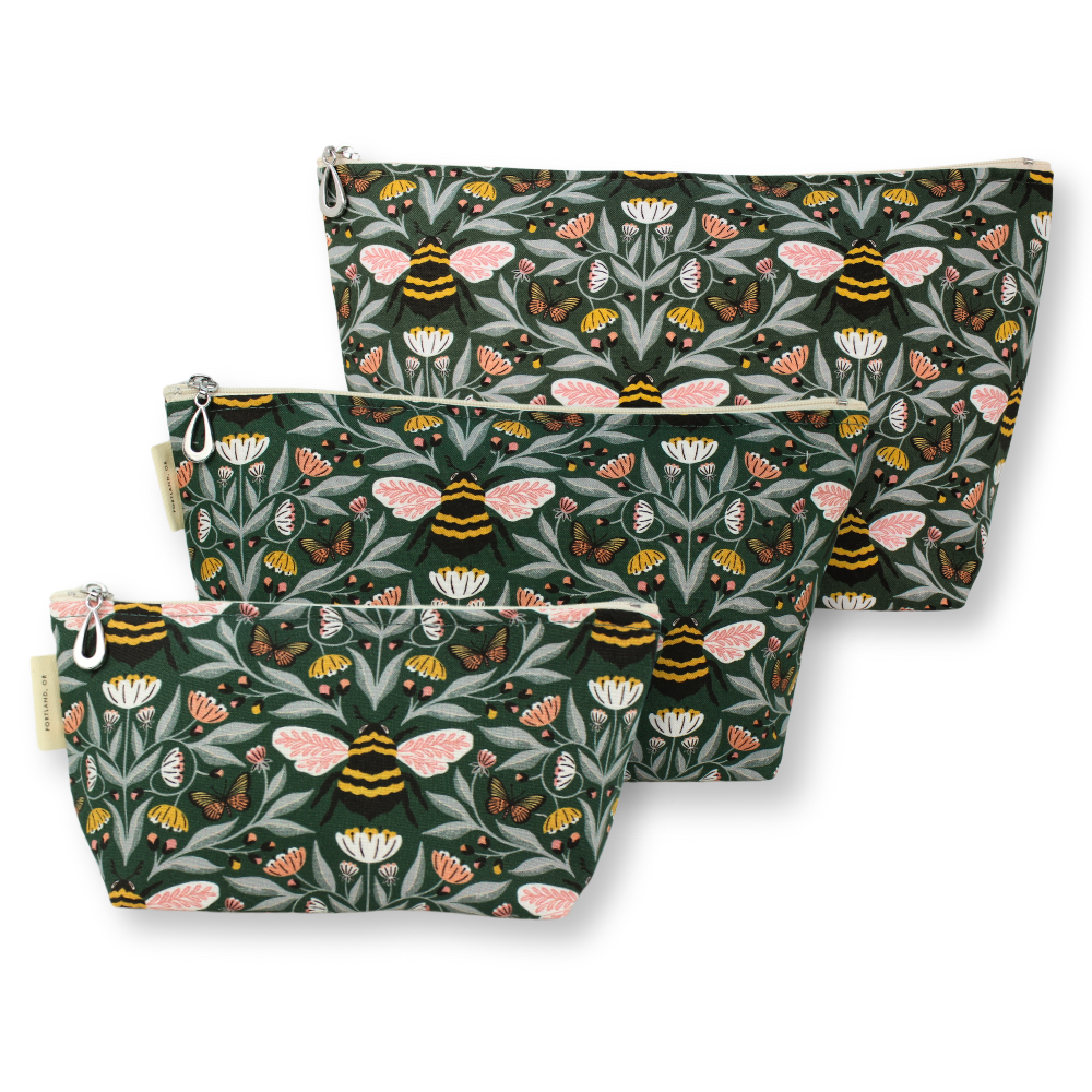 Dana Herbert - Vendita all'ingrosso Borsa per trucchi/cosmetici - Set di Borse per Trucco - S, M, + L (Risparmia $2,00)12