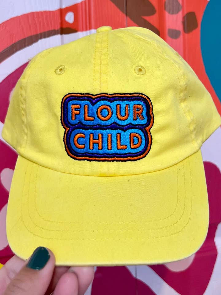 Flour Child Baseball Hat Youth Size - girl power gifts for wholesale by Overseasoned