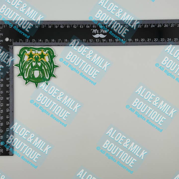 Aloe and Milk Boutique - Wholesale Patch - Mascot Bulldog , bulldog patch, sports patch, football7