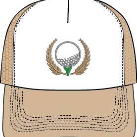 CHAPEAU AVEC CRÊTE DE GOLF pour la vente par Wildwood Landing