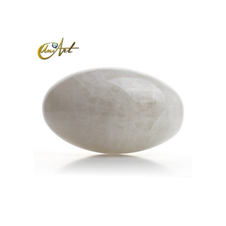 UniArt - Wholesale Spiritual Stone/Crystal - White quartz Shiva-lingam1