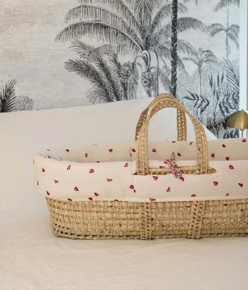 Manufacture des bébés français - Wholesale Bassinet - Baby - Bassinet cover Ladybugs2