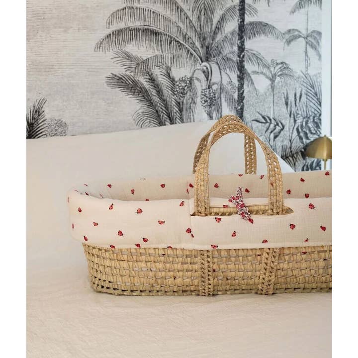 Manufacture des bébés français - Wholesale Bassinet - Baby - Bassinet cover Ladybugs2
