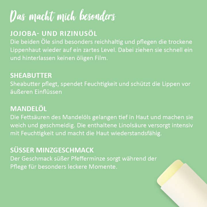 puremetics GmbH - Wholesale Lip Balm - lip balm 'Sweet Mint'4