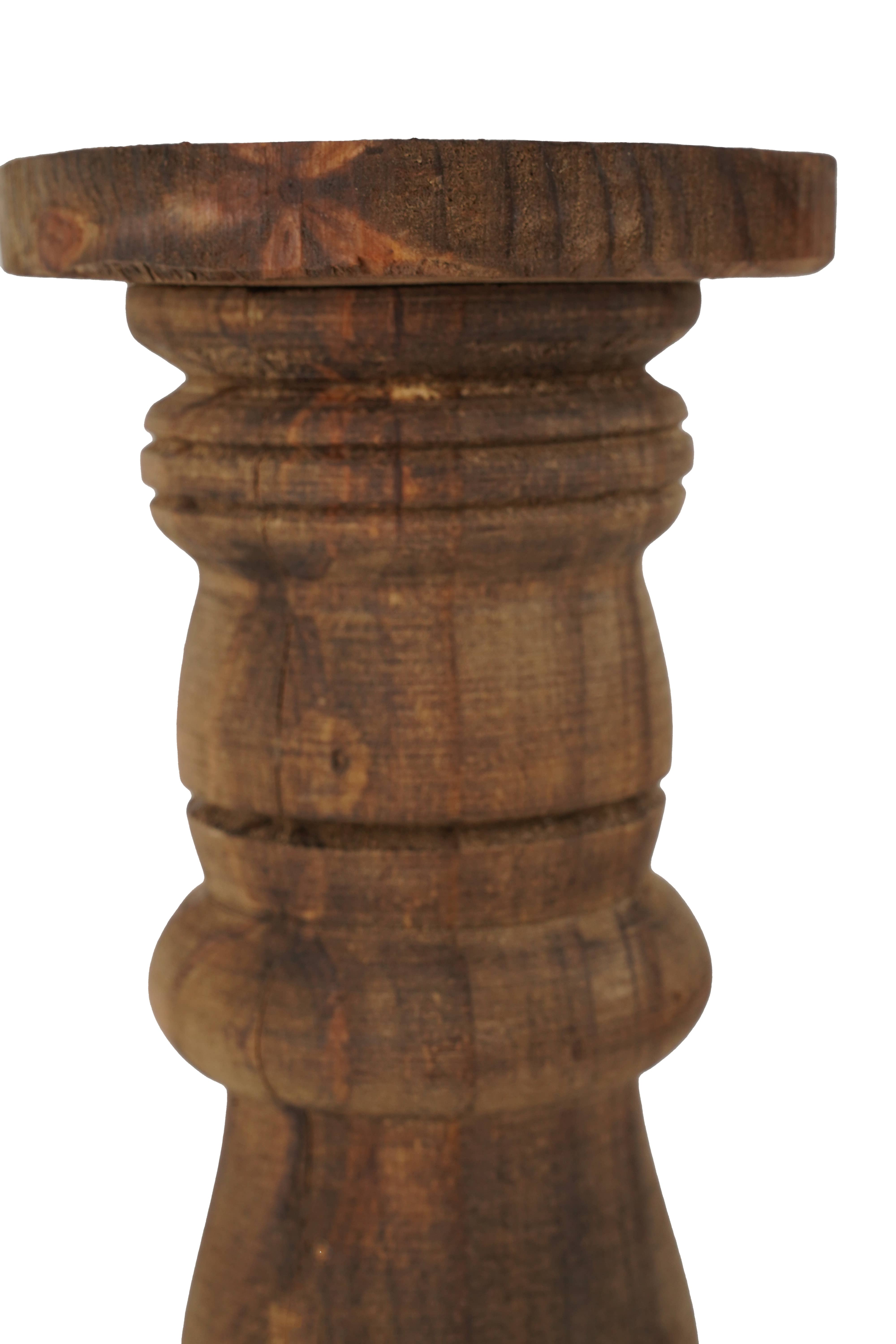 My Amigos Imports - Wholesale Candle Holder - Dupree Candle Holder Set 2-Wooden Farmhouse-Two Colors16