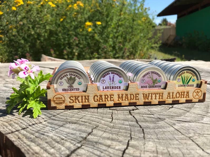 'Ohana Organics - Wholesale Body Balm/Butter - Organic Shea Butter- 4 scents (Case of 6)9