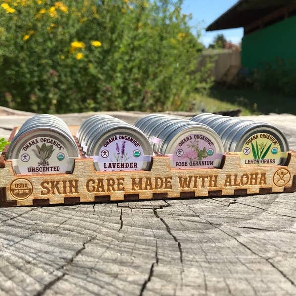 'Ohana Organics - Wholesale Body Balm/Butter - Organic Shea Butter- 4 scents (Case of 6)9