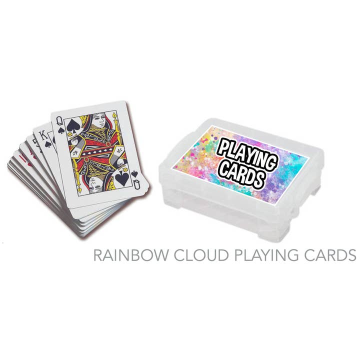 PLAYING CARDS - RAINBOW CLOUD for wholesale by Namedrops